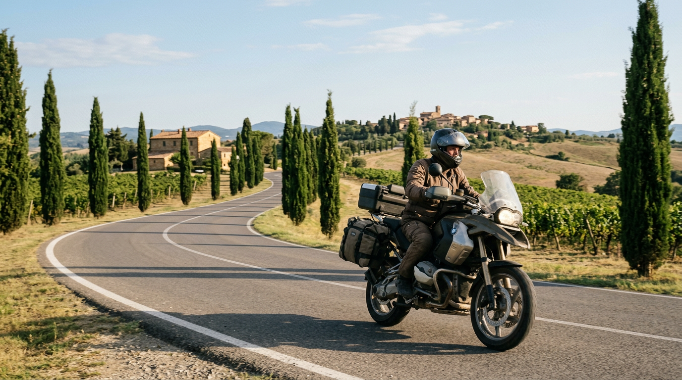 Toscana in moto: itinerario tra le strade più belle